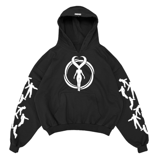 'Fallin' Hoodie - Black