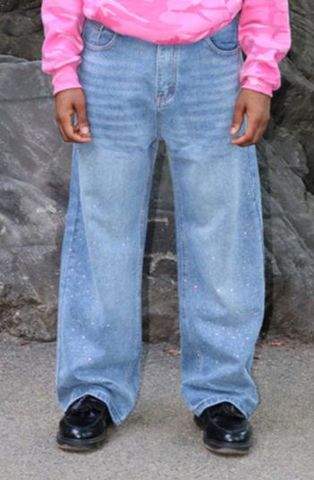 Crystal Baggy Jeans