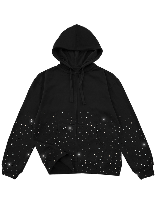 Crystal Zip-Up Hoodie