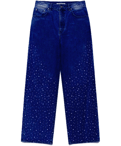 Crystal Baggy Jeans