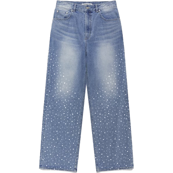 Crystal Baggy Jeans